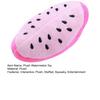 Dog Squeaky Plush Toy Watermelon Shape Teeth Cleaning Toy Interactive Stuffed Fruit Dog Chew Toy for Small Dogs