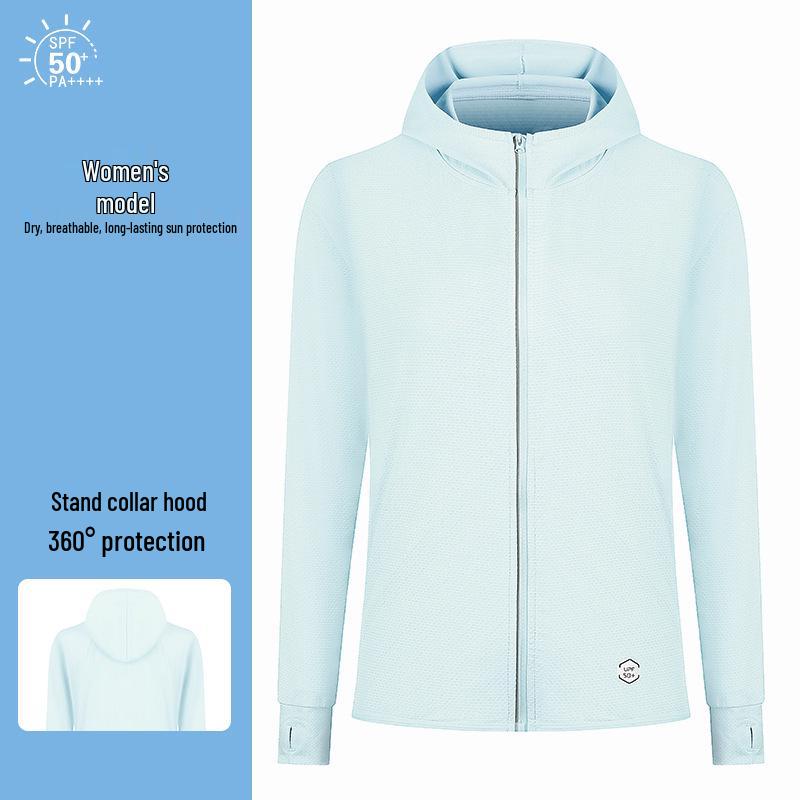 Summer Women's High-Quality Ice Silk Sun Protection Jacket for Outdoor Activities