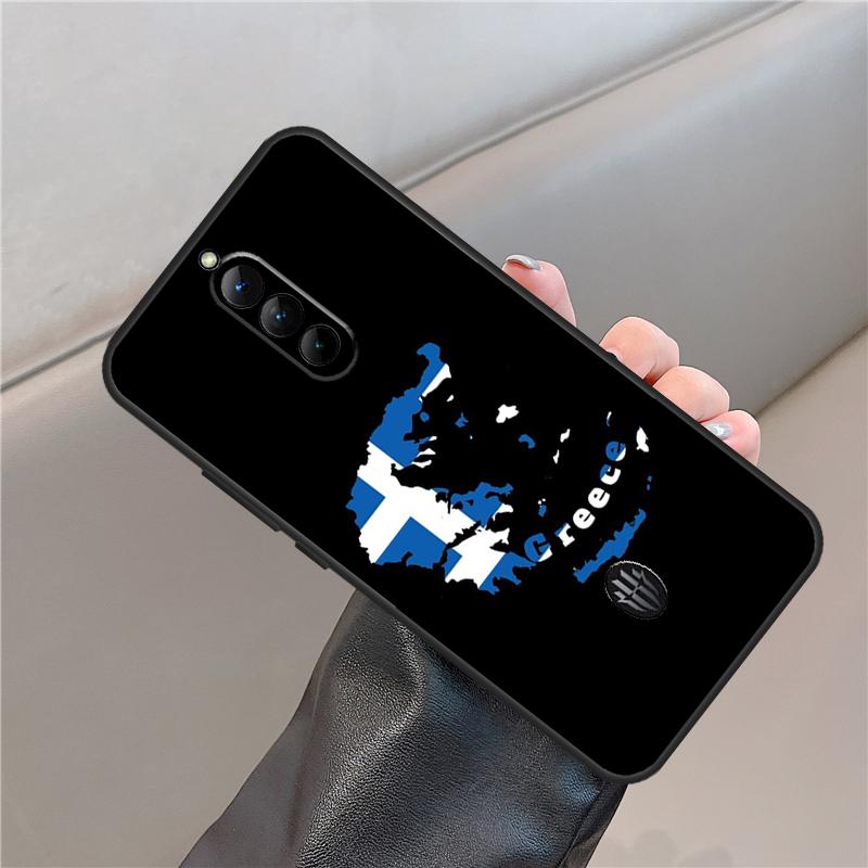 Greek Greece Flag Case For ZTE Nubia Red Magic 10S 6S 7S 8S 9S Pro For RedMagic 10 Air 8 9 10 11 Pro Plus Cover
