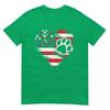 American Flag Dog And Cat Paw Patriotic 4th Of July Tshirt
