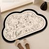 JANMEIJIA Bathroom Mat, Non-Slip Mat for Entrance, Kitchen, Bathroom, Toilet, Home Use, 45*70cm