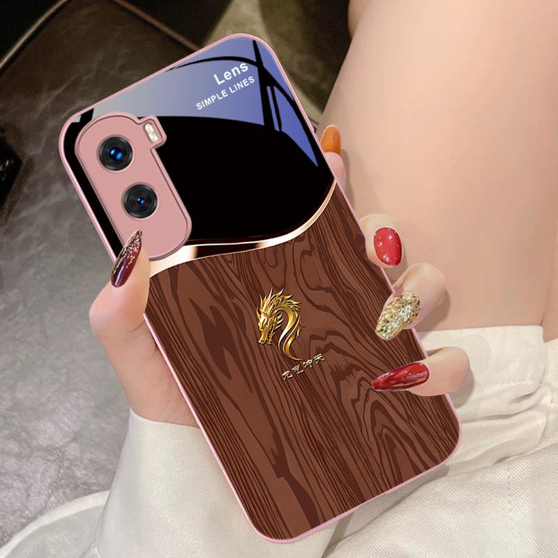 Drachen QiSteigtIn Den Himmel Für Honor 200 90 8X 9X Pro Lite P50 P40 Nova 10 11i P60 Magic4 6 Mate 20 50 Gehärtetes Glas Handyhülle