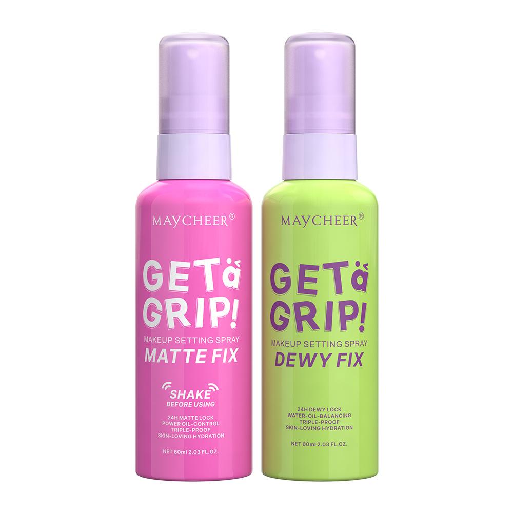 Spray fixateur de maquillage longue tenue, hydratant, liquide pour le visage, finition mate non collante, spray fixateur, contrôle du sébum. Cosmétiques