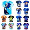 Stylish Sonic The Hedgehog Kids T-shirt With Colorful Cartoon Design For Boys And Girls