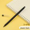 Black Tech Eternal Pencil: No Sharpening, No Ink, Break-Resistant Lead, Posture-Correcting Drawing Tool