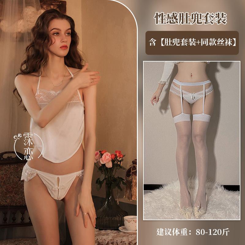 Pure Desire Sexy Belly Pocket Lace Classical Erotic Underwear Uniform Style Backless Free of Sexy Temptation