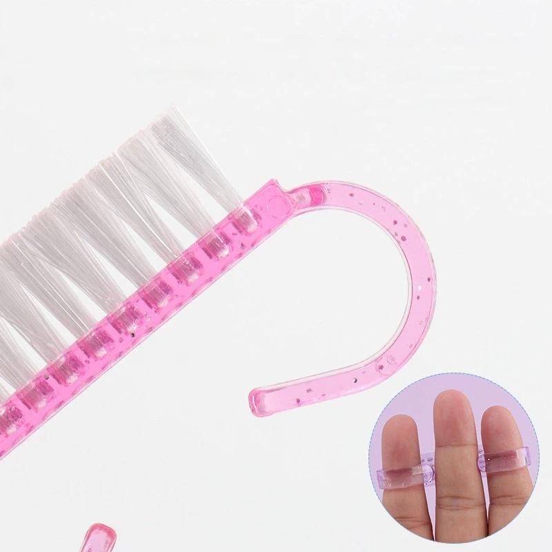 Nail Cleaning Brush Set, Dust Removal Small Brushes, Nail Gap Cleaning Tool, Manicure Tools, Single Item Pack