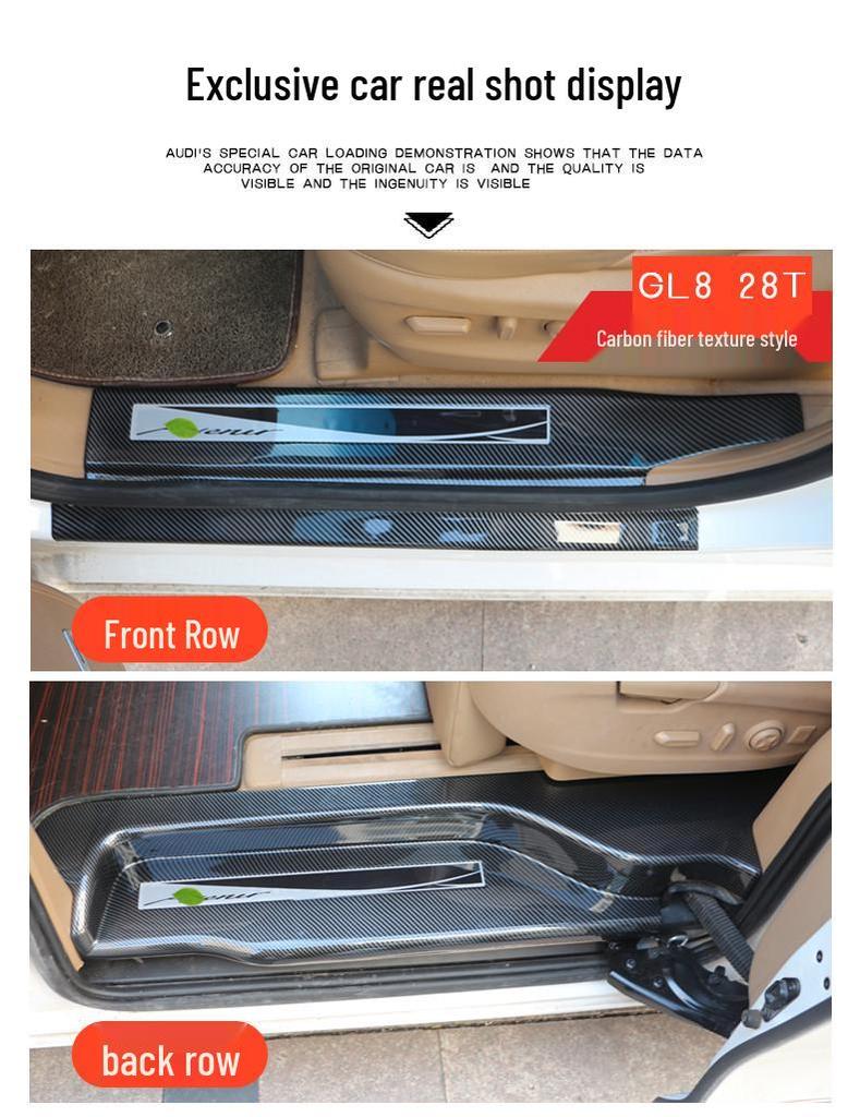 Otai Carbon Fiber Sill Strip for 2017-18 Buick GL8 ES 28T Business Car