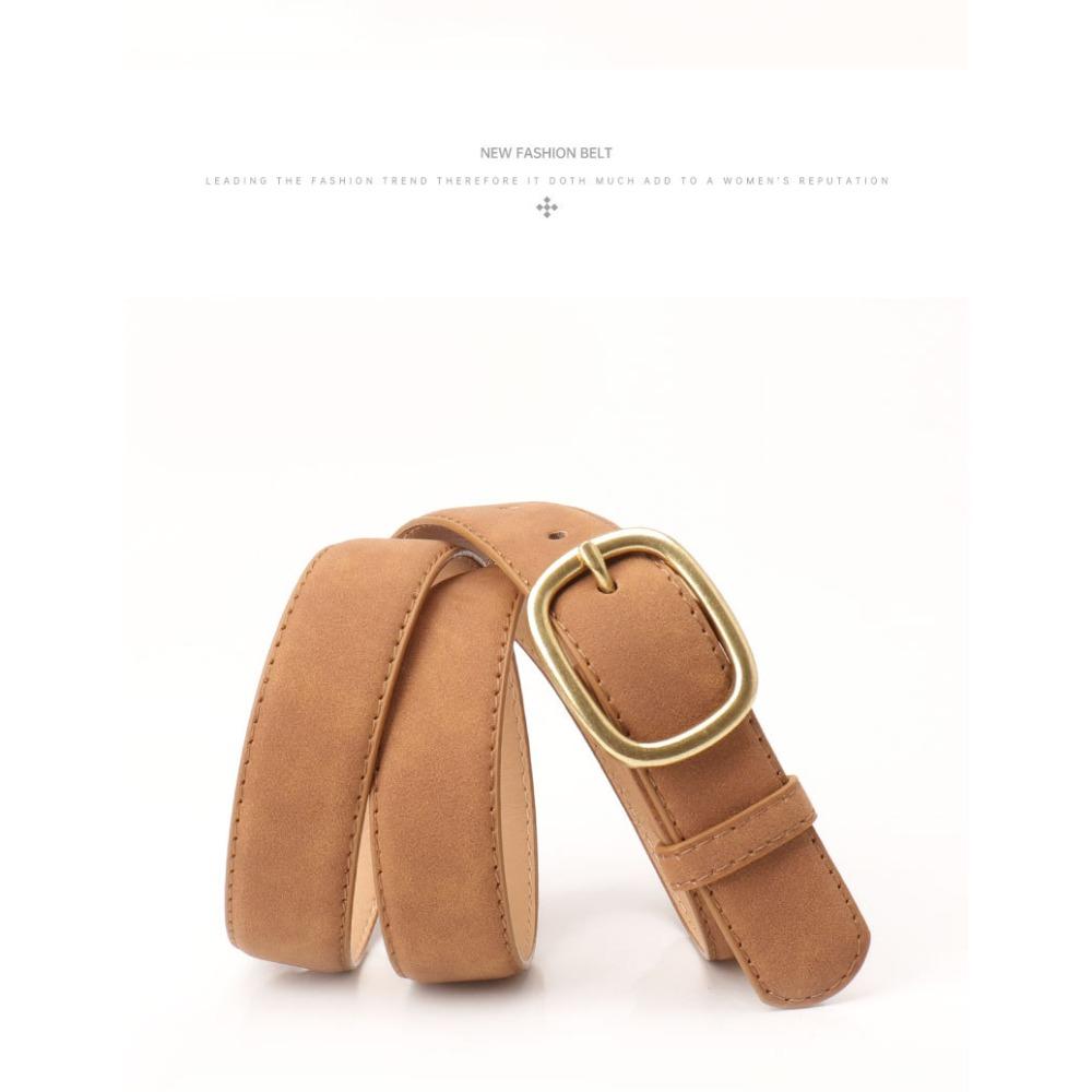 New Fashion Retro Women's Belt Trendy Pin Buckle Belt Women's Versatile Jeans Belt