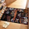 Harley-davidson Motorcycles Customized Name Floor Mat Perfect for Game Room Study room Balcony Foyer Antislip Carpet Anime Office Decor