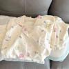 Cloud Cotton Short Pajamas Set With Breathable Fabric For Youth Women Summer Sleepwear