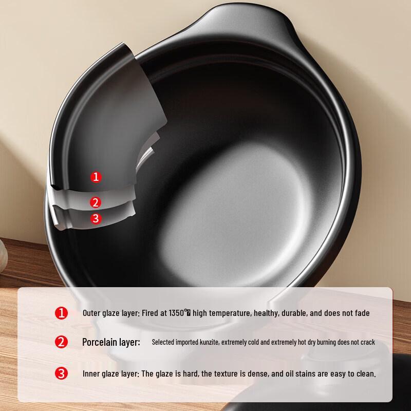 Sichun Ceramic Casserole Pot for Gas Stoves