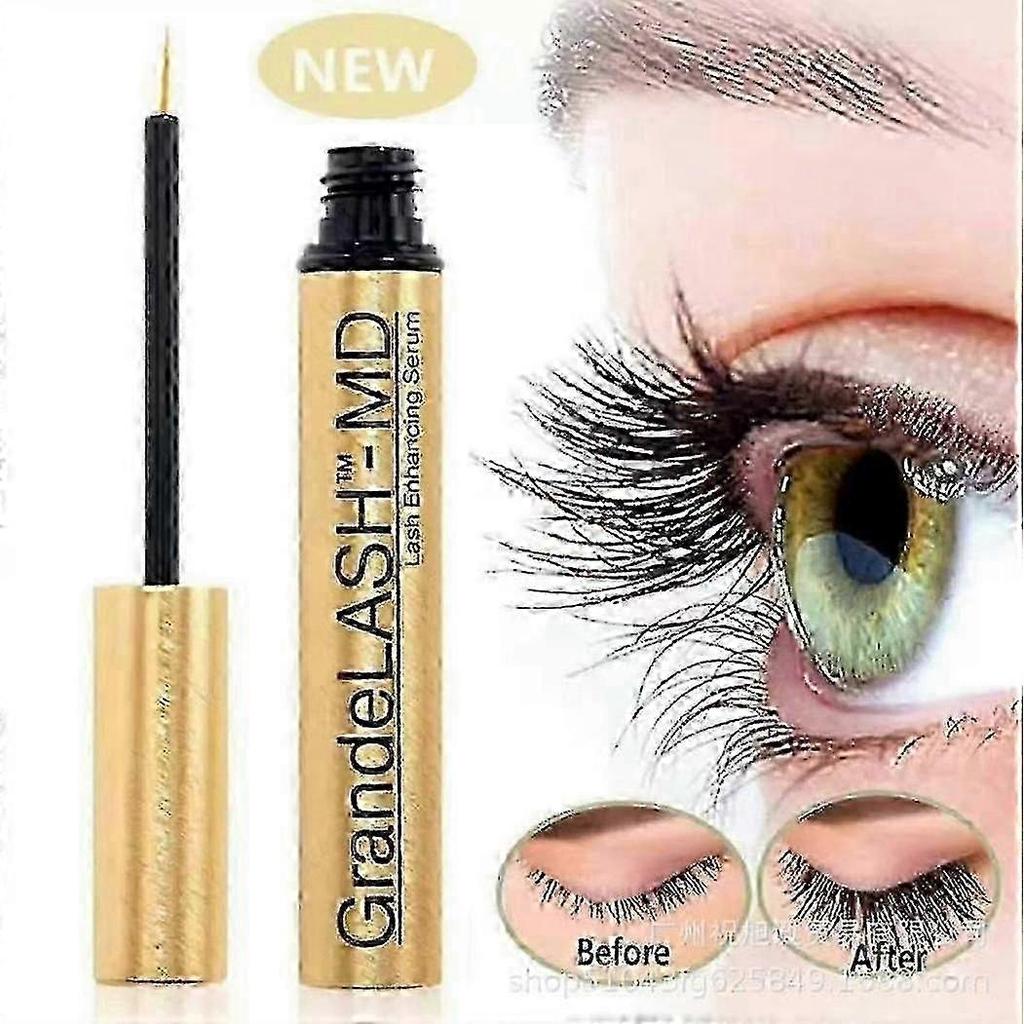 GrandeLASH-MD Wimpern- und Augenbrauen-Wachstumsserum 4ml, Fördert das Wachstum für längere, dichtere Wimpern und Augenbrauen