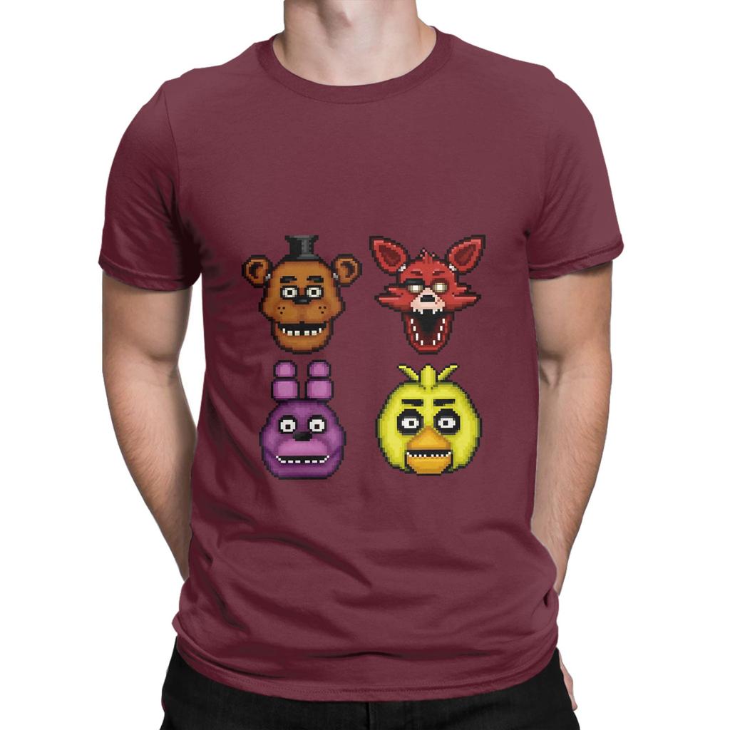 Five Nights at Freddy Pixel art La Classica Novità Maglietta 100% Cotone FNAF Top Magliette Per Unisex