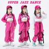 Costumi da Danza Jazz per Ragazze, Completi Jazz Hip-hop per Ragazze, Costumi con Ombelico Stile Western per Ragazze, Costumi Hip-hop per Bambini