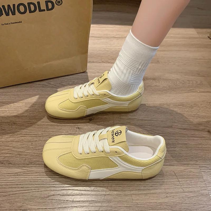 Fashion Casual Sport Sneaker Women Flats Shoes Mesh Sandals 2025 Trend Summer Comfort Breathable Soft Sole Running