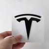 Car Sticker Tesla Tesla Car Front Emblem Rear Trunk Emblem Sticke for Model 3 Mode Y Metal Logo Replacement Rear and Rear Logos 