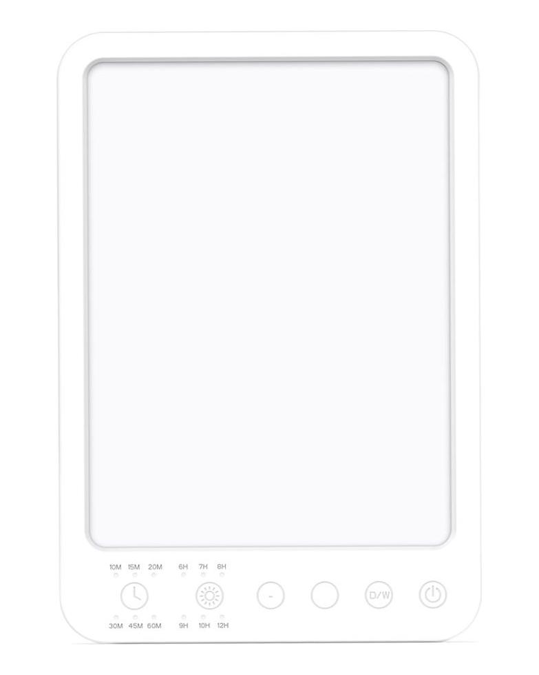 Light Therapy Lamp  UV Free 10000 Lux Brightness Timer Function Touch Control Standing Bracket for