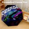8‑Rib Automatic Umbrella, Rocket League Design Foldable Umbrella for Sun Rain Protection Travel