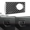 Real Carbon Fiber Co-pilot Storage Glove Box Handle Cover For Pontiac G8 2008-09
