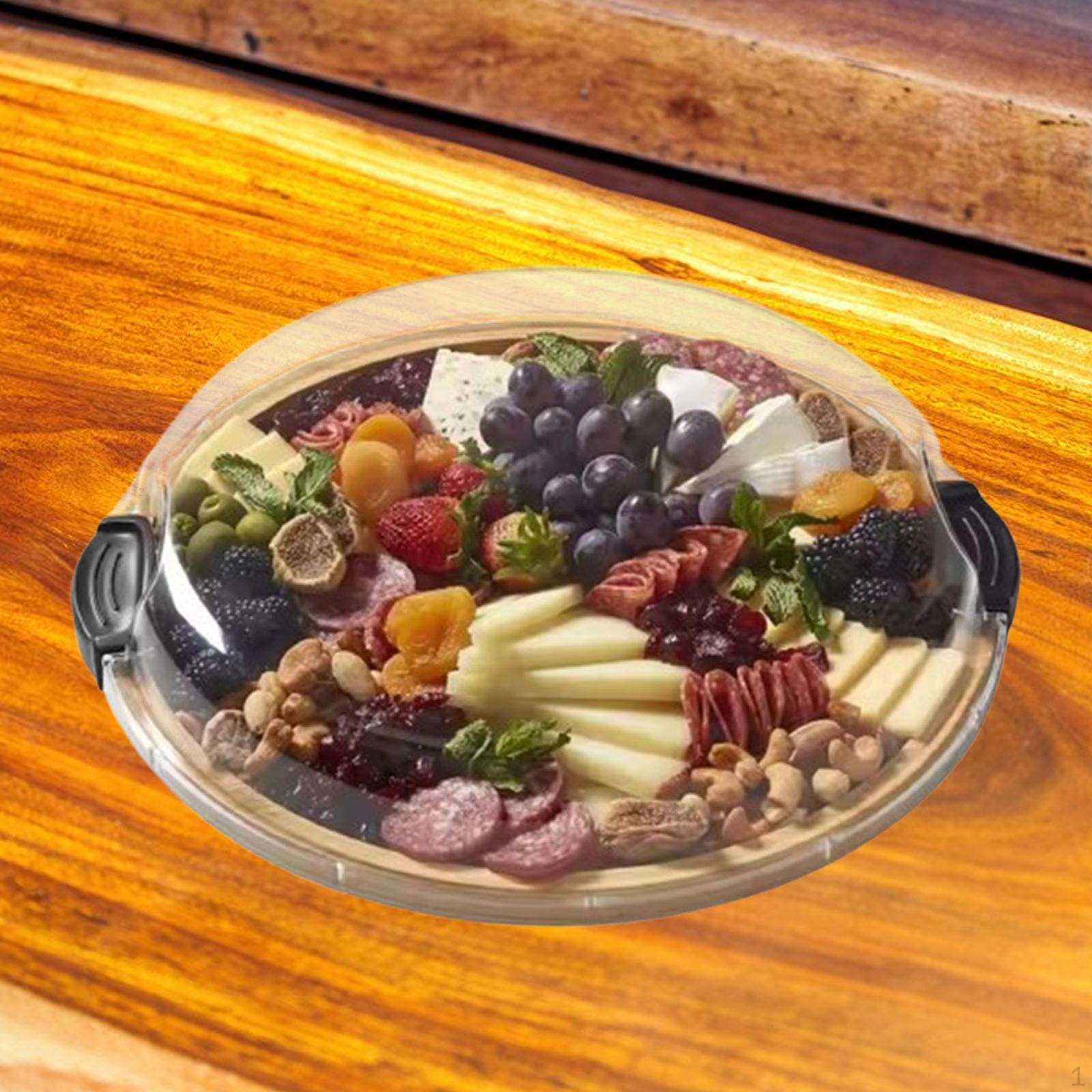 

Поднос для сервировки из бамбука Отделения для посуды Посуда для фруктов Деревянная еда для without Compartments