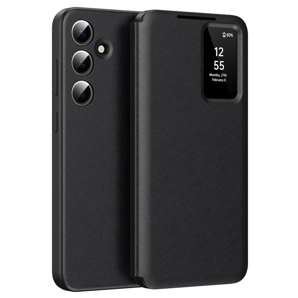 Samsung Galaxy S25 Smart View Wallet Flip Case, Schwarz