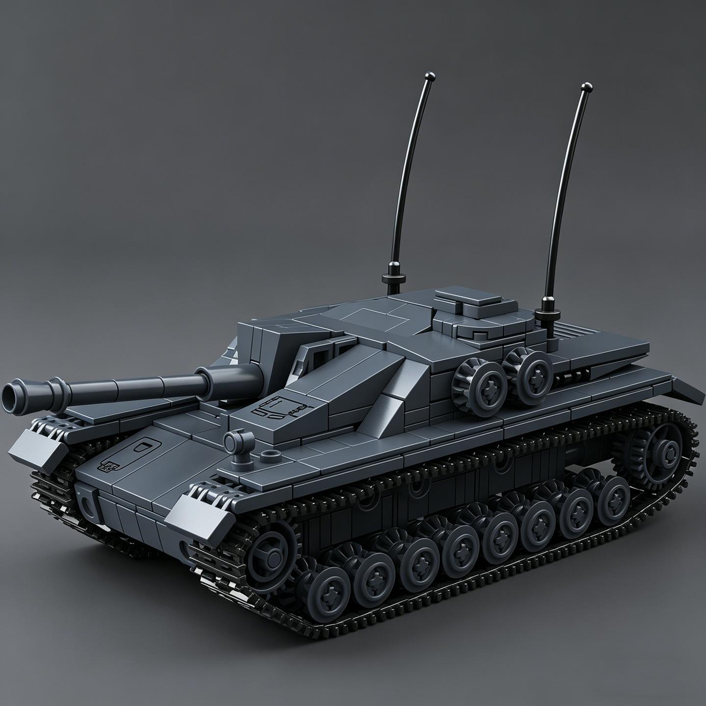 

2026 NEW World War II German Panzer IV Assault Gun Building Block Tank Scale Model [1:35 Scale] Boys Girls Toy