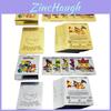 Cartas Pokemon Exquisitas Metal Dourado Carta de Energia Charizard Pikachu Coleção Para Crianças