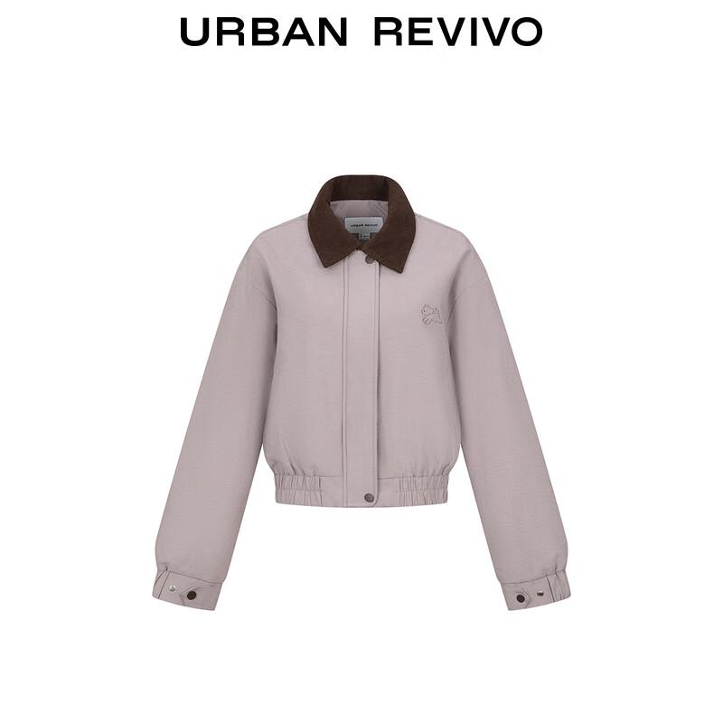 UR 2025 Women's Retro Corduroy Padded Jacket