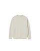 WORTHWHILE MOVEMENT Camel & Wool Blended Mock Neck Knit (Cream)