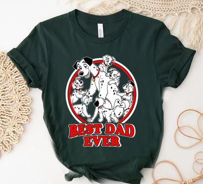 Disney Dalmatians Best Mom Ever Best Dad Ever Unisex Adul100% Cotton T-shirt Mens Tees Top Kid Tee 591681