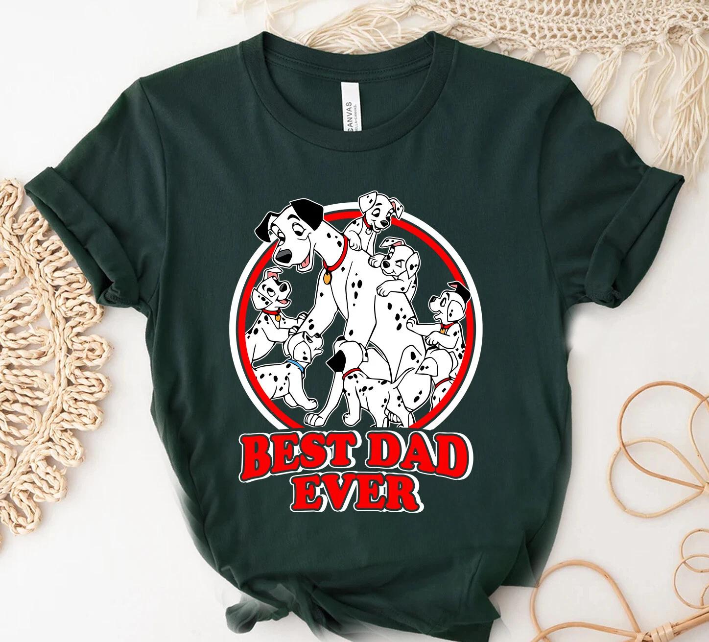 Disney Dalmatians Best Mom Ever Best Dad Ever Unisex Adul100% Cotton T-shirt Mens Tees Top Kid Tee 591681 2XL