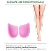 1Pair Orthopedic Insoles Shoe Inserts Medial & Lateral Heel Wedge Lift Silicone Pads