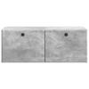 Wall Mounted TV Cabinet 78.5 x 41 x 30 cm Concrete Grey