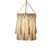 1PC Handmade Nordic Macrame Lamp Shade Natural Fiber Cord Chandelier Shade 75x30cm