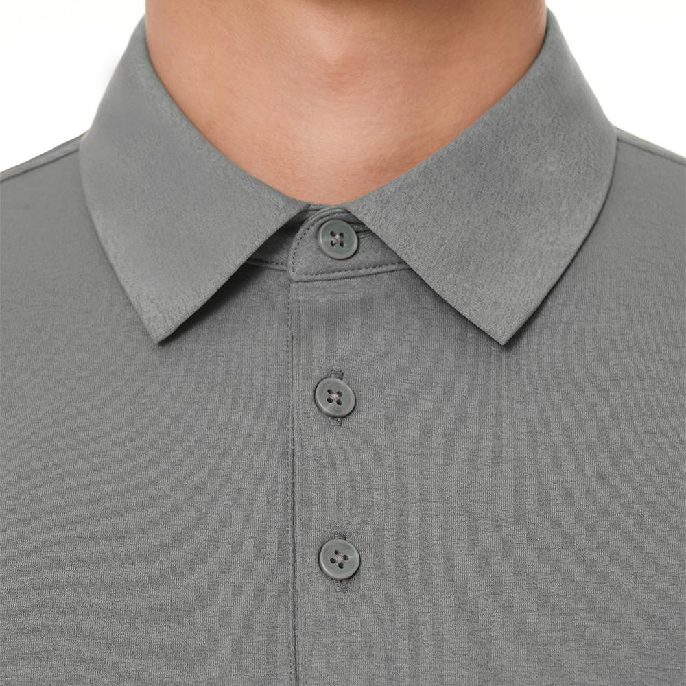 ANDAR New Airy Fit Men'S Lightly Brushed Polo Long Sleeve (Type A)