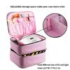 Organizer Bag Holds 30 Bottles NailPolish Storage Box Case with Handle Portable