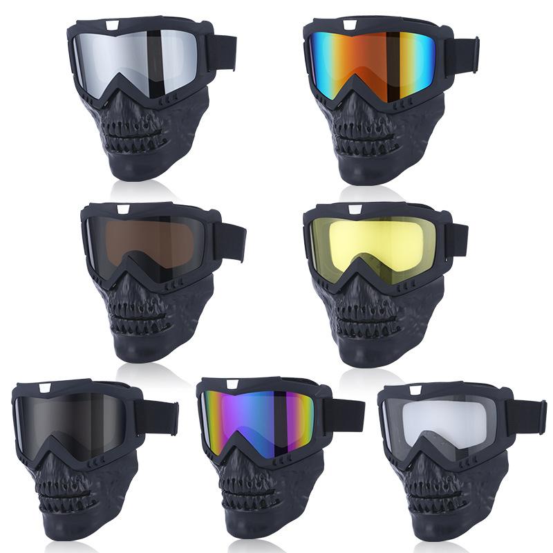 New motorcycle goggles, Harley protective eyewear, cycling glasses, windproof and dustproof ski and mountaineering sports equipment face mask