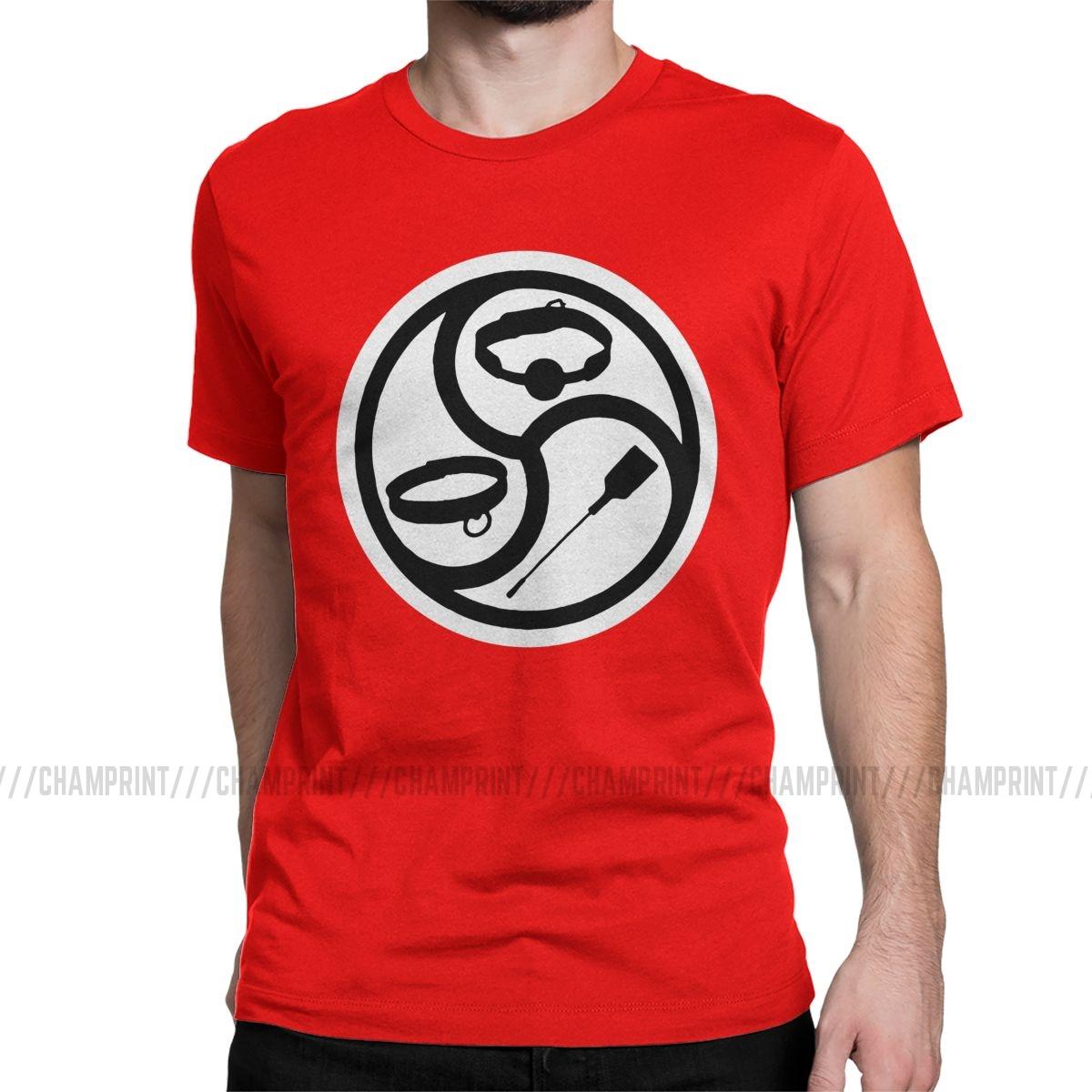 Fun BDSM Life BDSM And Kink Symbol TShirt Men T Shirts Dominant Submissive Slave Play Sexy Sub Tees New Arrival Clothing S