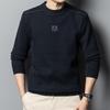 New Knitted Sweater Men's Anti-Pilling, Long Sleeve Crew Neck Bottom Shirt Autumn and Winter Casual Knitted Pullover