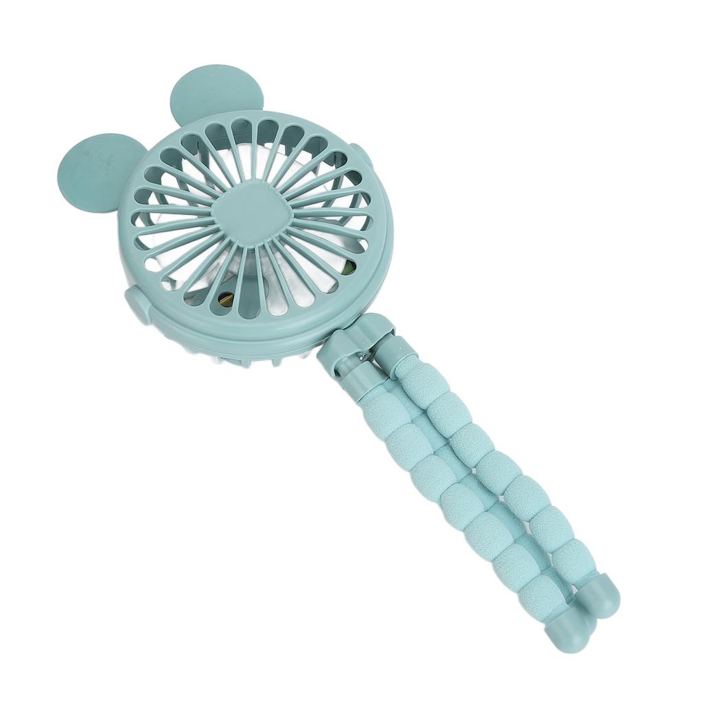 Kinderwagen-Ventilator Wiederaufladbar 3 Stufen Tragbarer Handventilator mit LED-Licht für Zuhause Outdoor