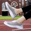 2025 new summer soft-soled mesh hollow breathable one-pedal women's leisure sports single shoes lazy shoes