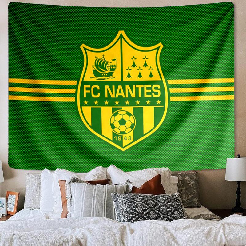 1PC Fc Nantes Crest Design Tapestry, Unique Design Tapestry, Wall Decor for Bedroom,Livingroom, Playroom,Heartwarming Fan Holiday Gifts