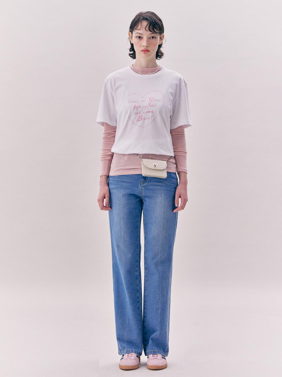 Rob Rob Heart Drawing T-Shirt My Reference/White