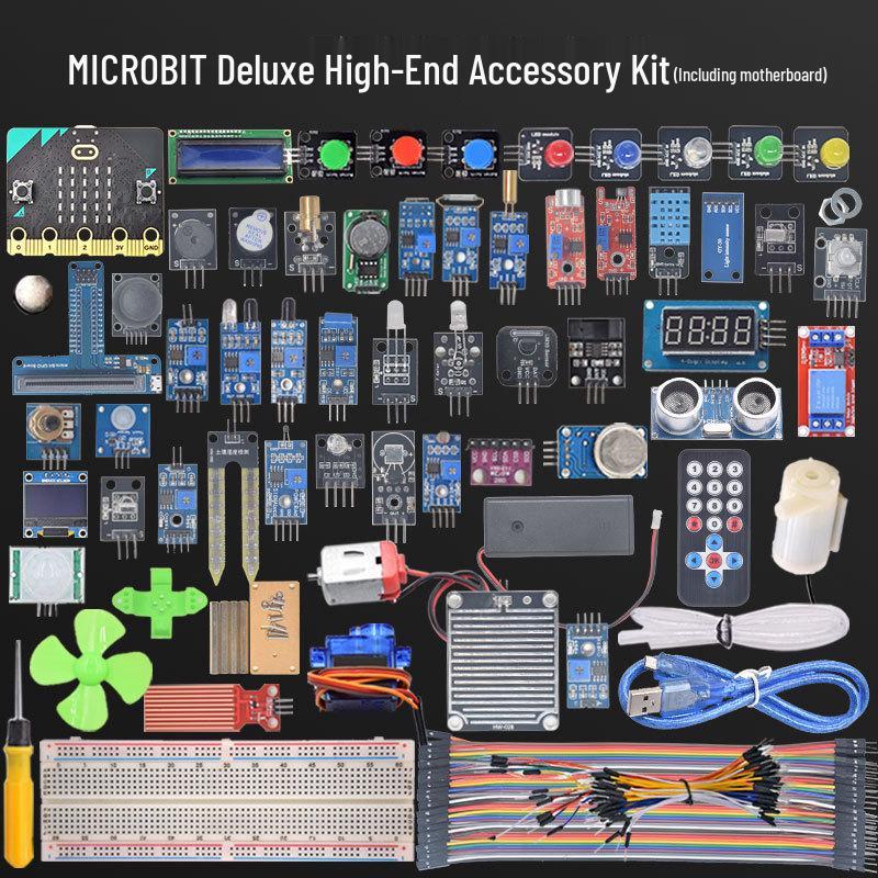 Mikro:bit V2 Starter Kit - Robotik & Python Programmierplatine