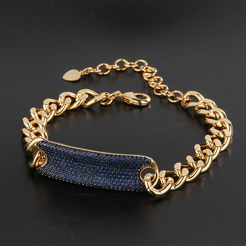 

Exaggerated bracelet, personalized versatile neck chain, European and American hip-hop street heavy industry thick chain, hip-hop necklace, cold wind