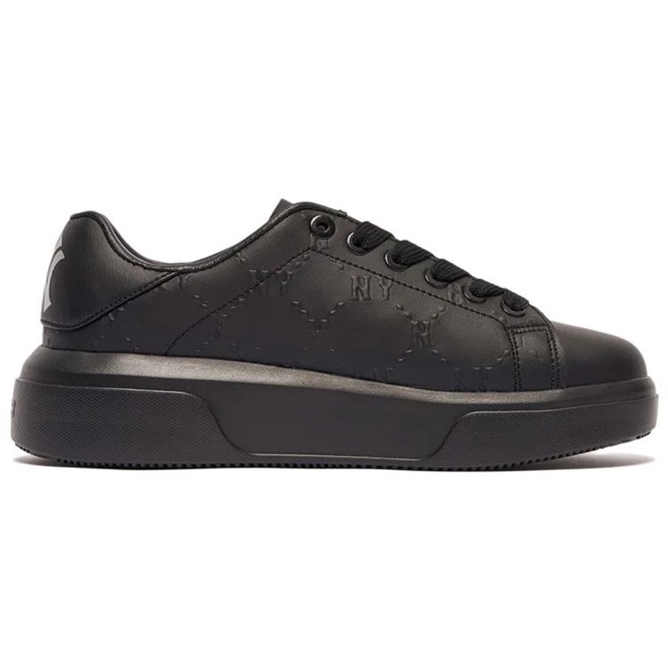 MLB Chunky Classic Leather Comfortable Simple Non-Slip Durable Low-Top Sneakers Unisex sneakers Black 3ASXXD41N-50BKS