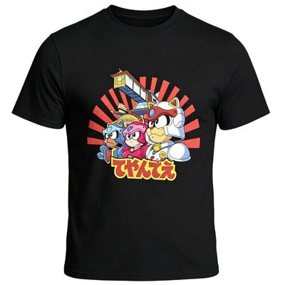 Samurai Pizza Cats Kyatto Ninden Teyandee Anime Graphic T-Shirt