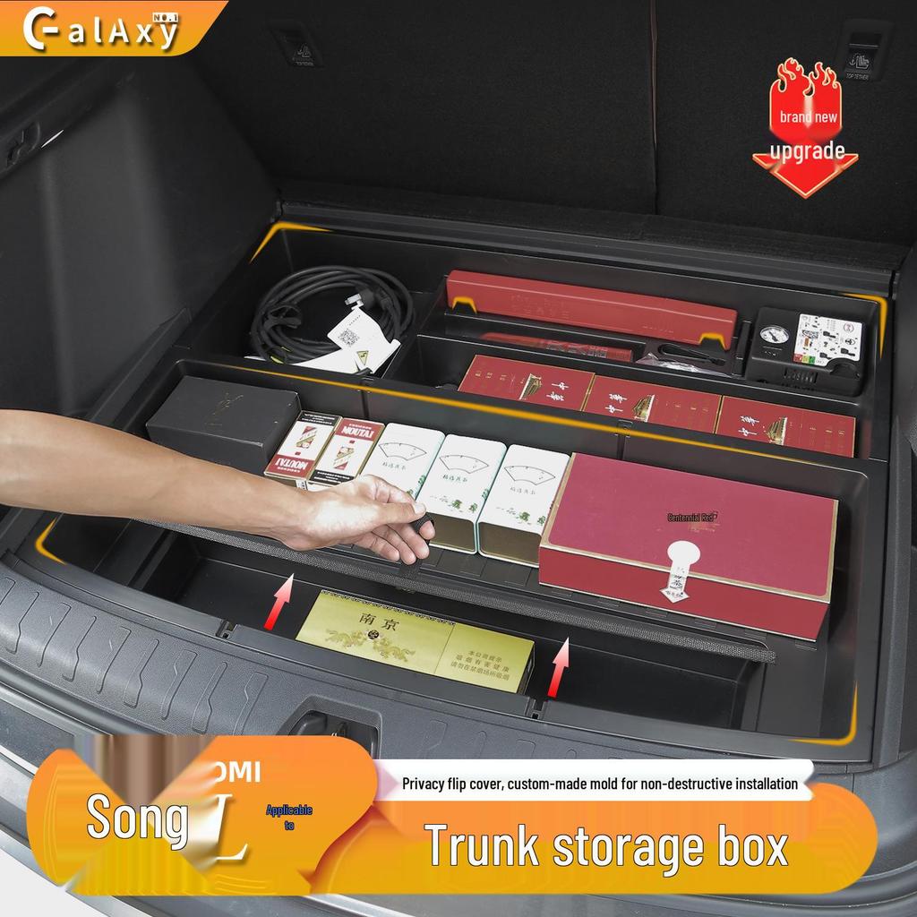 Waterproof Trunk Storage Organizer for BYD Song L-DMI