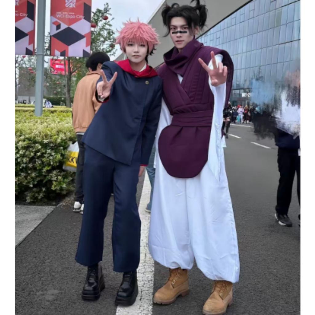 Anime Jujutsu Kaisen Cosplay Costume Choso Kaisen Top Vest Pants Uniform Outfit Anime Roleplay Suit Halloween Carnival Clothes
